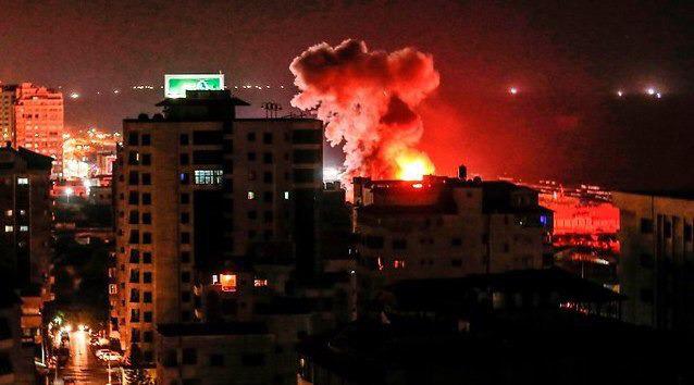 Pesawat Tempur Zionis Israel Serang Beberapa Wilayah di Jalur Gaza